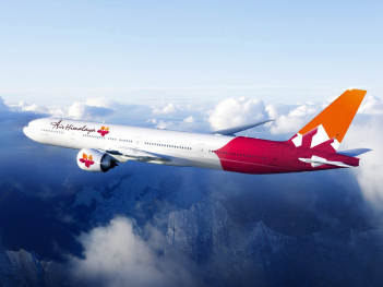 喜马拉雅航空品牌设计方案_航空公司品牌设计图片素材