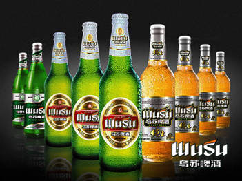 乌苏啤酒品牌包装设计图片素材