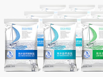 芦花海盐系列包装设计