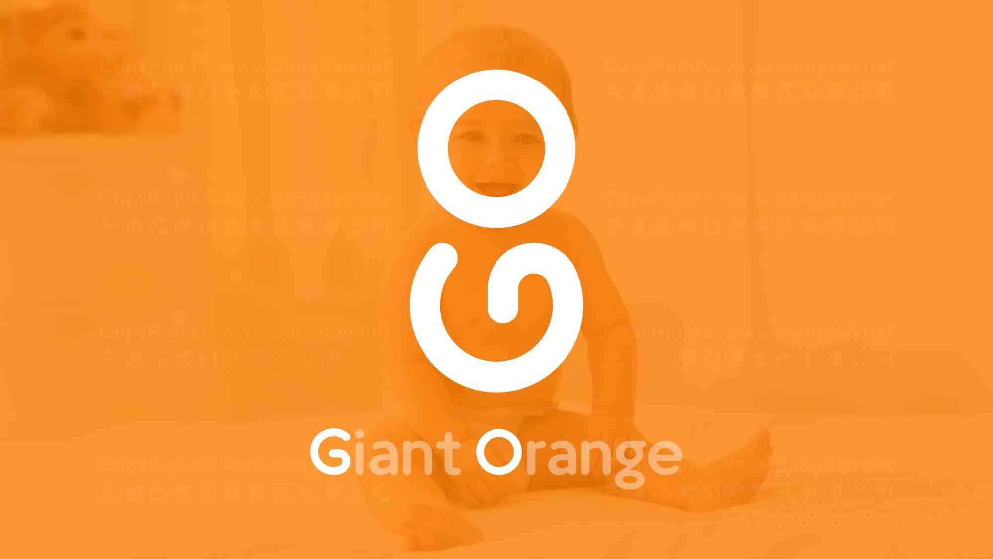 昂橙母婴logo设计图片素材