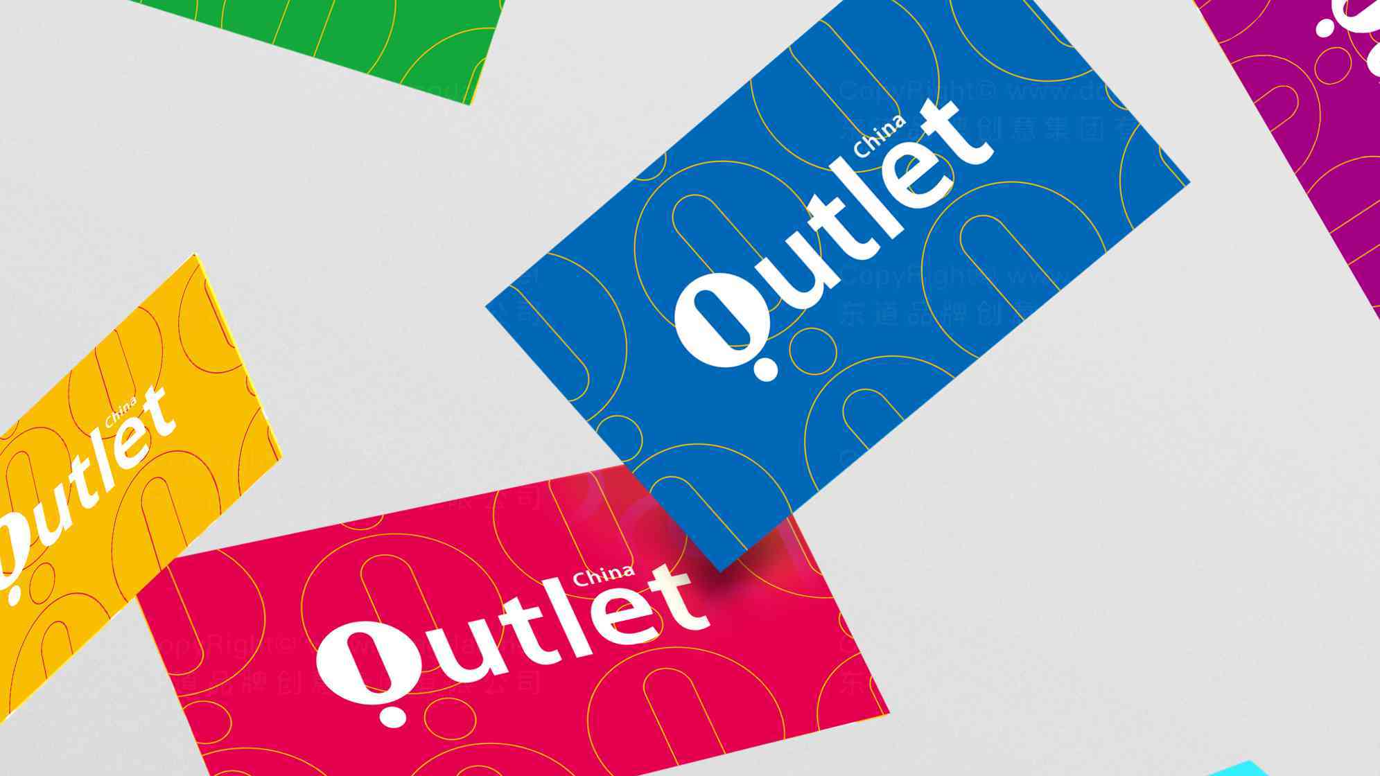奥特莱斯工厂直销店logo设计图片素材