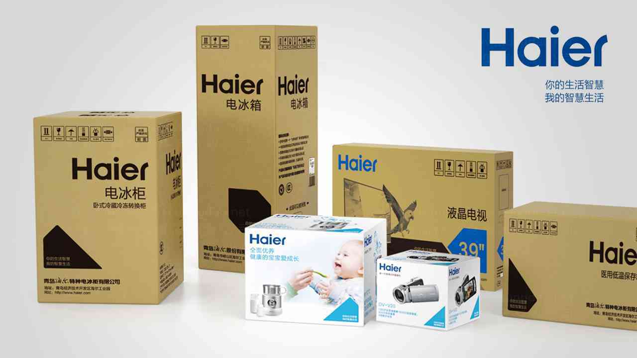 海爾Haier產品包裝規范設計圖片素材