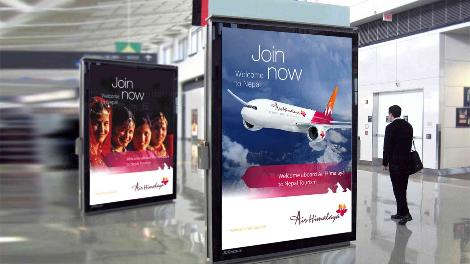 喜马拉雅航空品牌设计方案_航空公司品牌设计图片素材_2