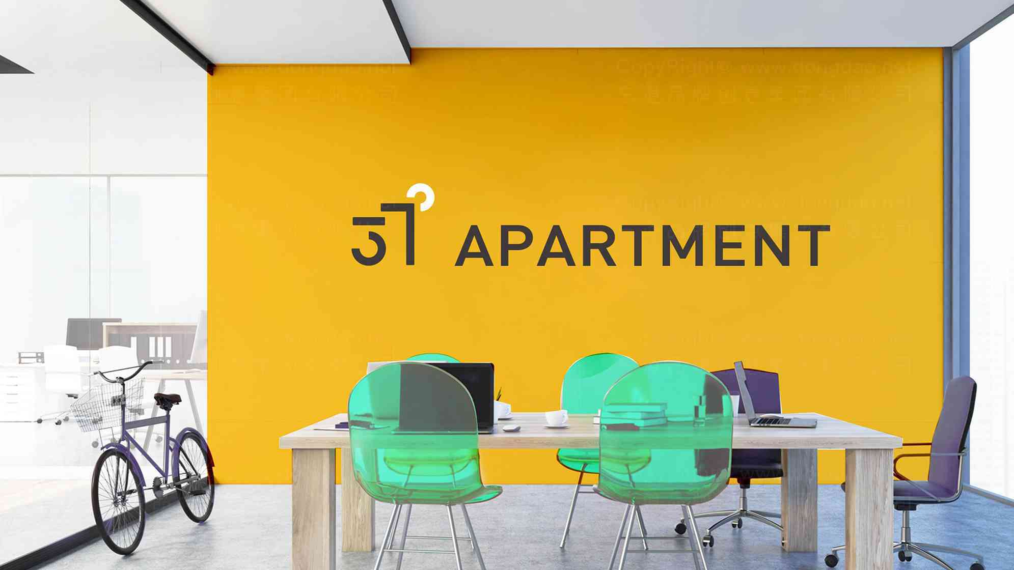 37度公寓logo设计图片素材_7