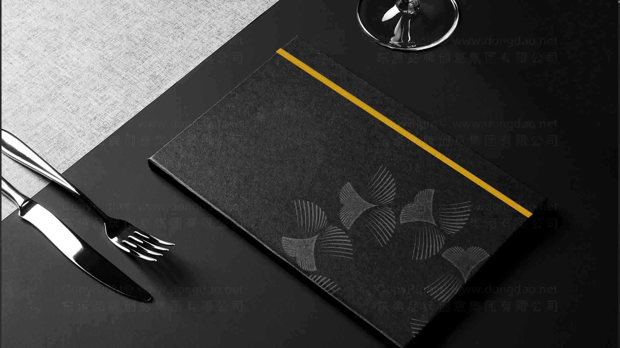 半秋山西餐厅logo设计图片素材