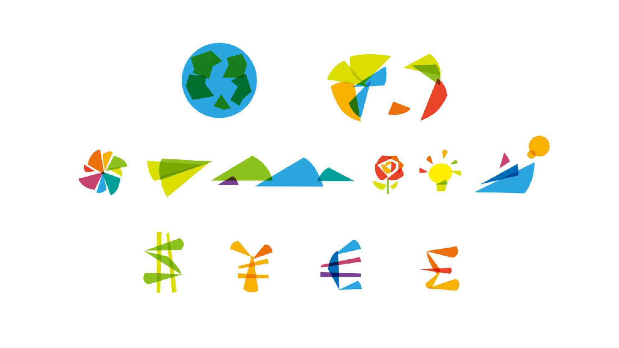 青年APEC會議logo設計圖片素材