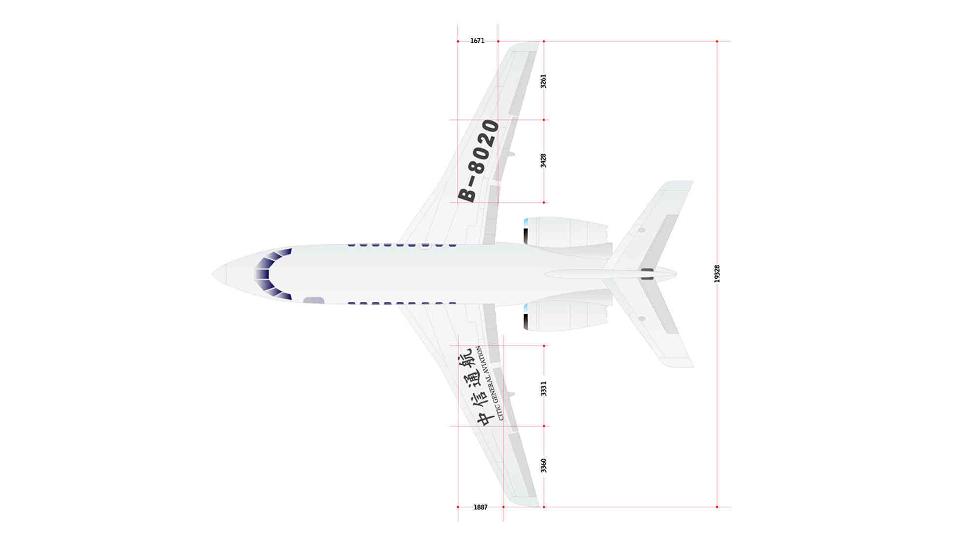 中信通航飞机喷涂设计图片素材