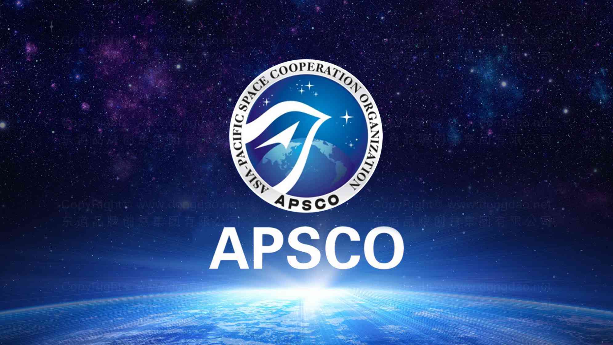 亚太空间合作组织机构logo设计图片素材