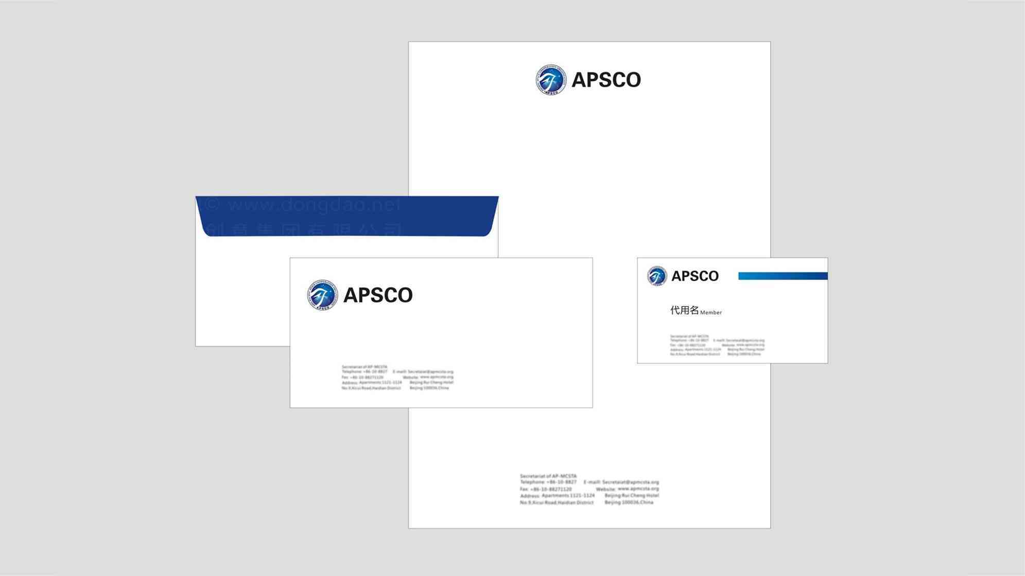 亚太空间合作组织机构logo设计图片素材