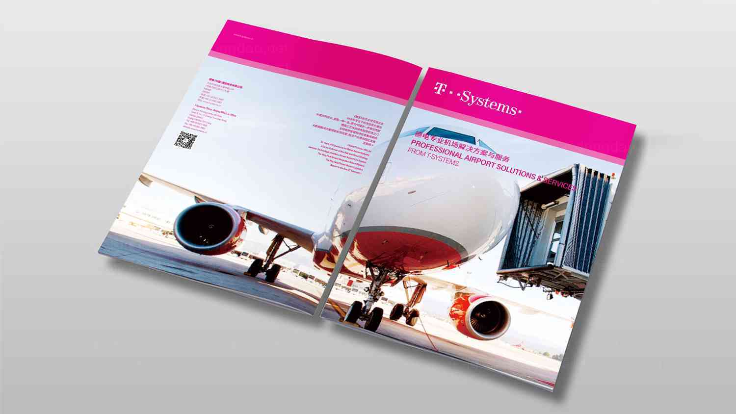 T-Systems德国电信公司画册设计图片素材