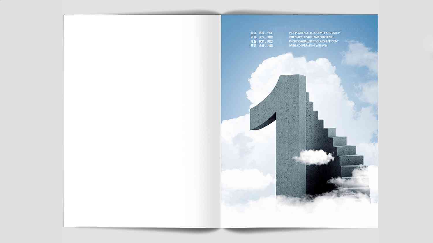 兴中海咨询公司画册设计图片素材