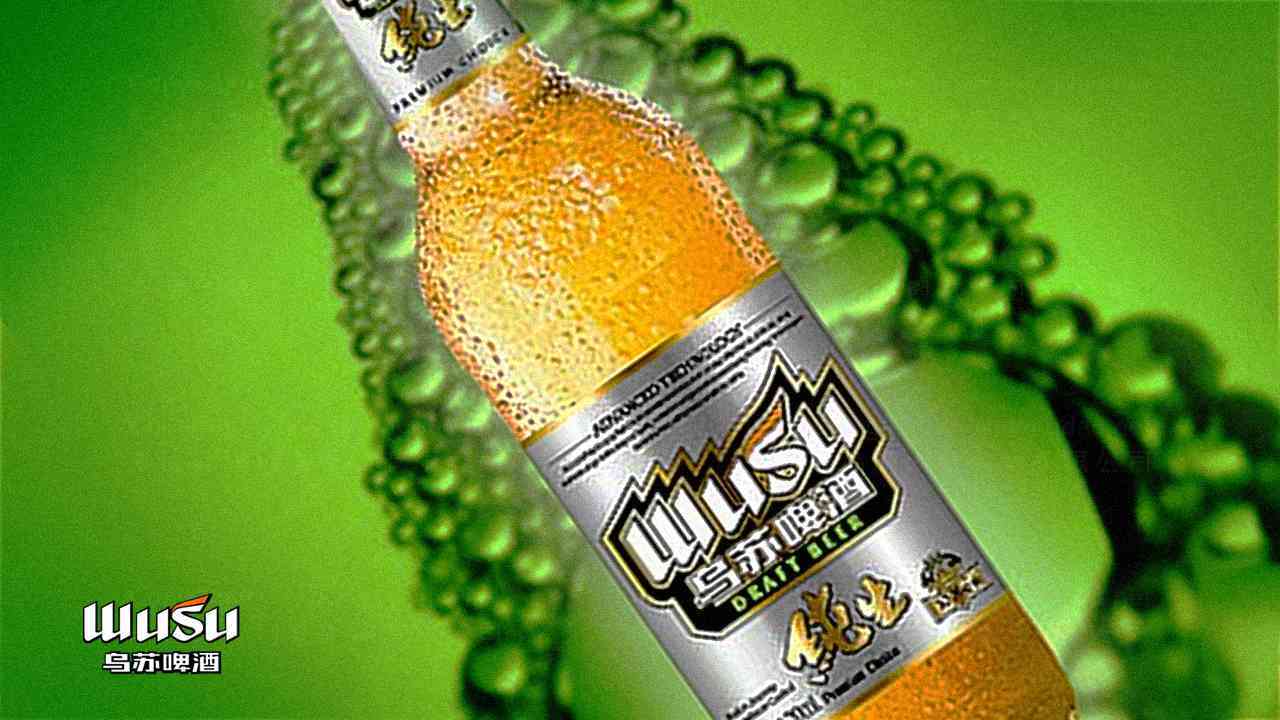 烏蘇啤酒品牌包裝設計圖片素材