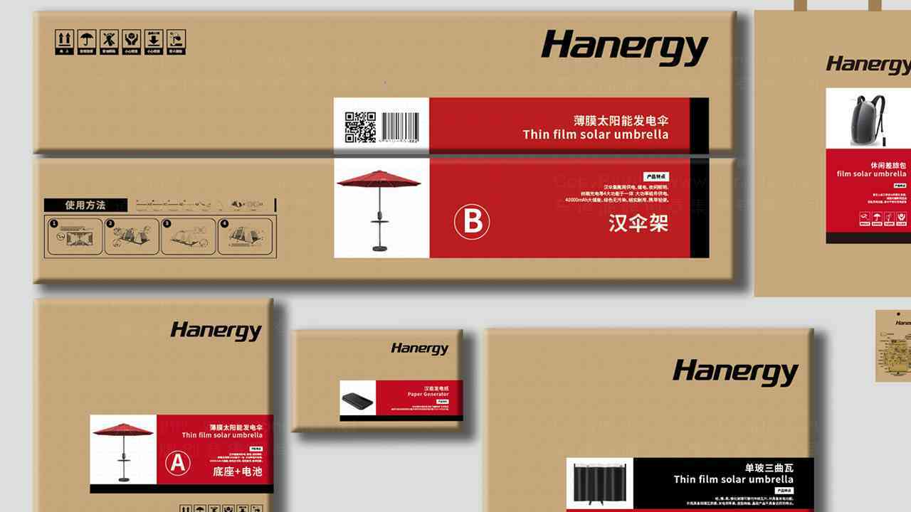 汉能集团包装规范设计图片素材