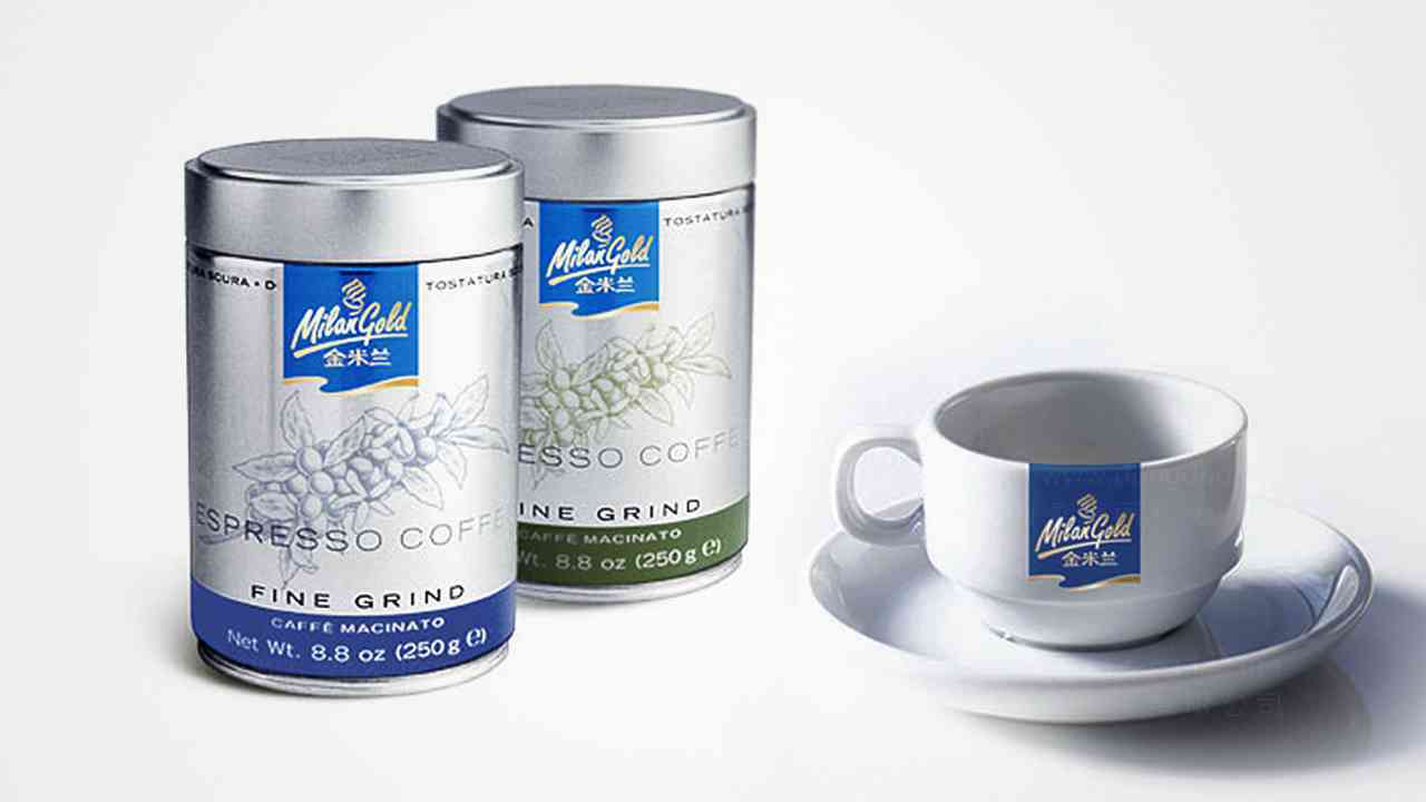 金米蘭咖啡飲料系列包裝設計圖片素材_3