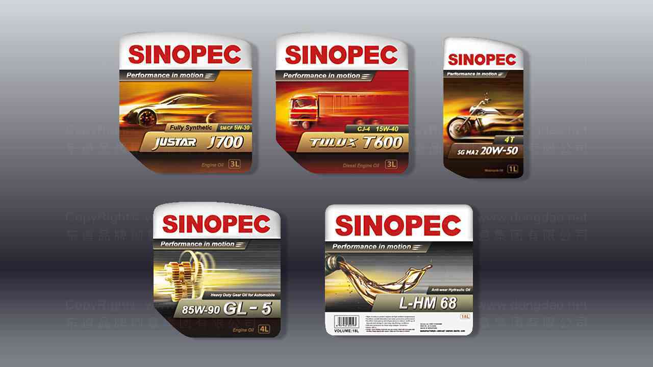 中石化SINOPEC润滑油体系包装设计图片素材_12