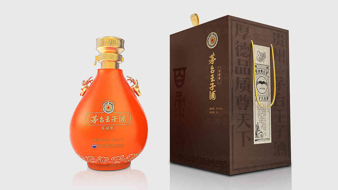 贵州茅台百禄尊白酒包装设计图片素材