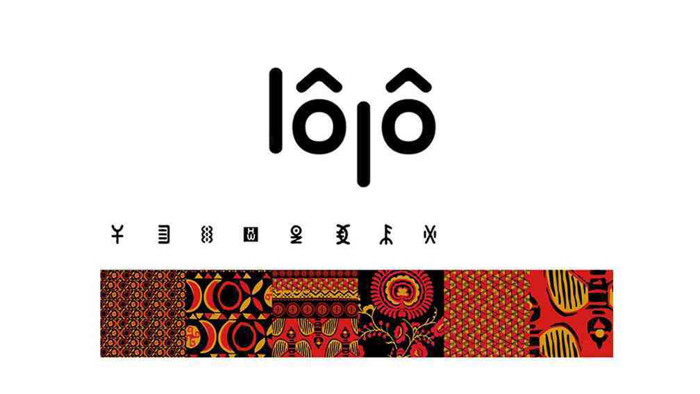 彝族lolo文化產品設計圖片素材