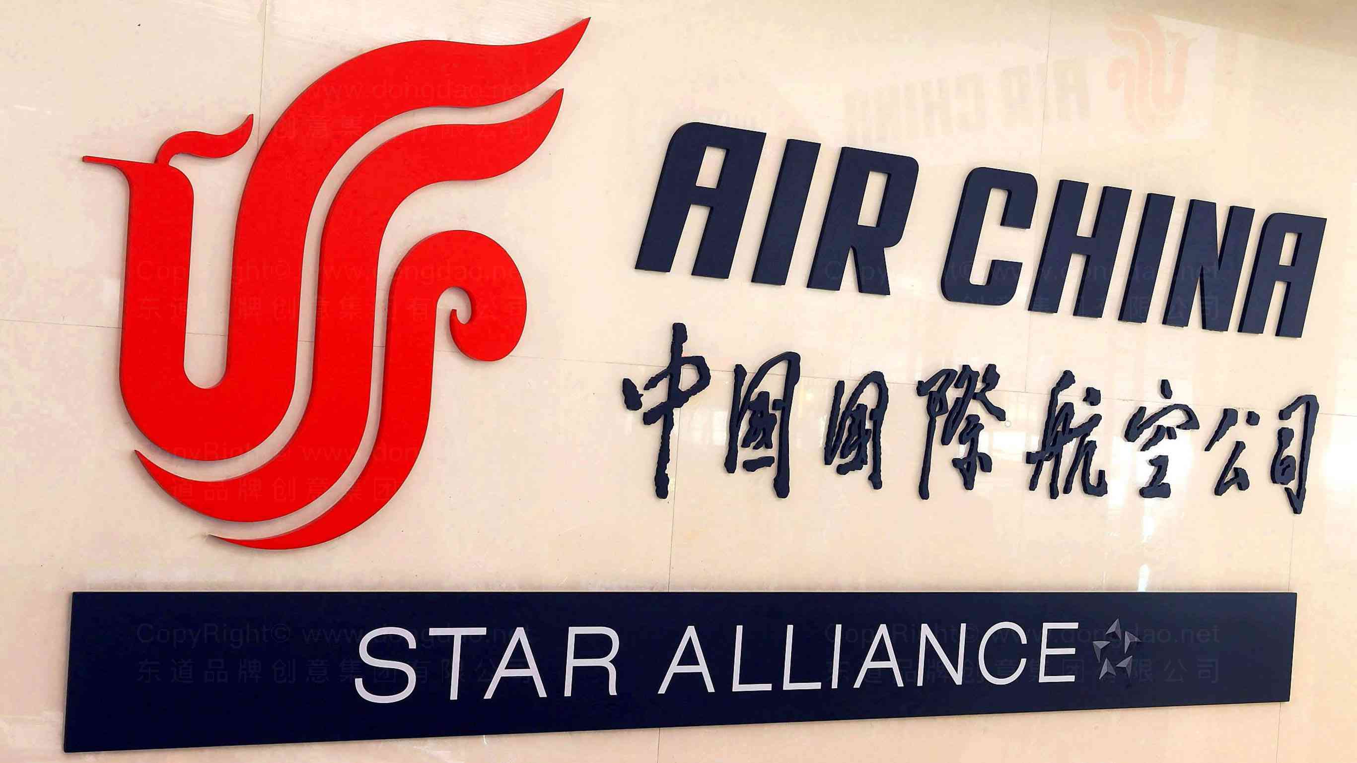中国国航T3航站楼航空公司标识工程设计图片素材_4